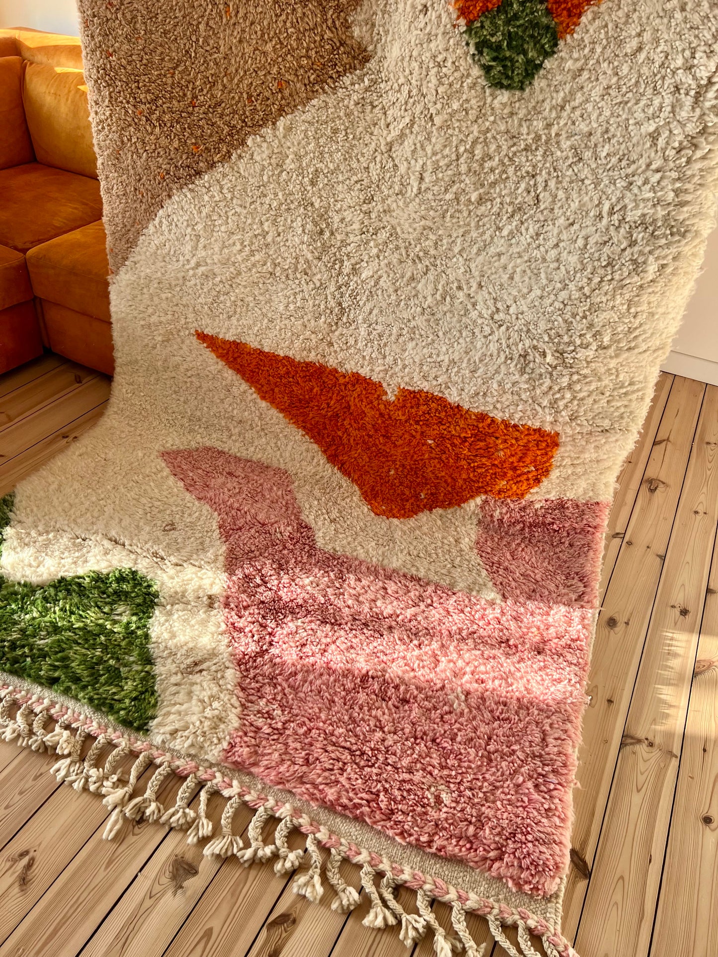 Fluffy – Dywan marokański z owczej wełny 150x244cm