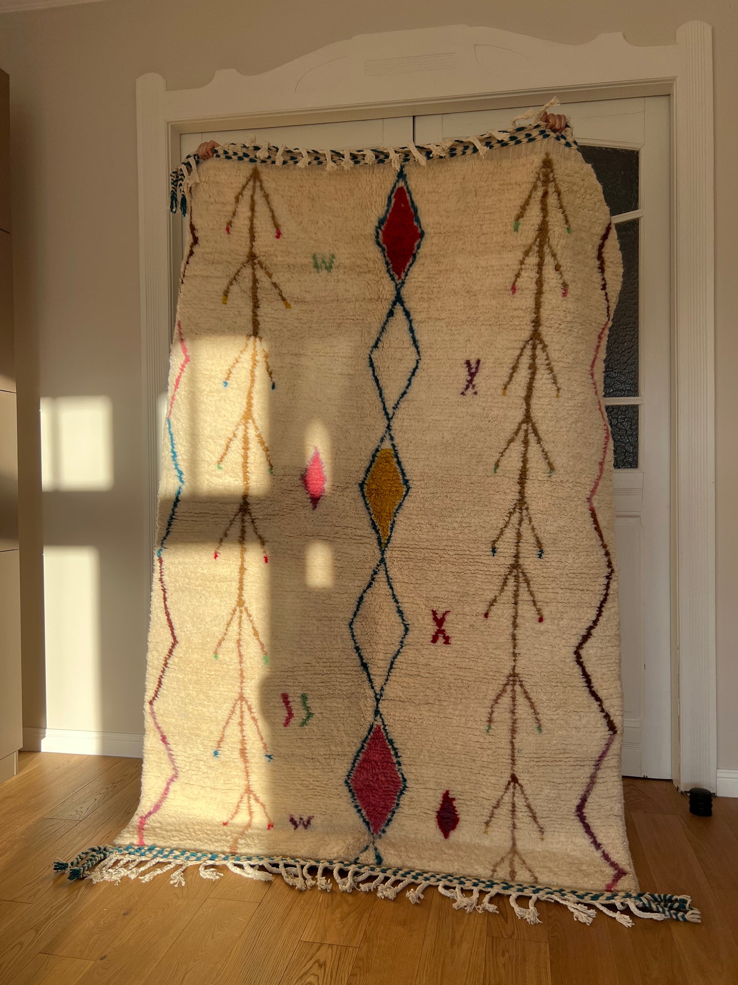 Boho - Dywan marokański z owczej wełny 155x240 cm