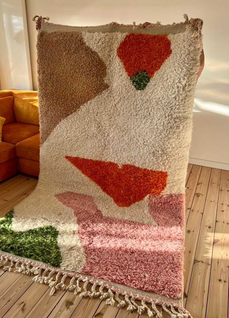 Fluffy – Dywan marokański z owczej wełny 150x244cm