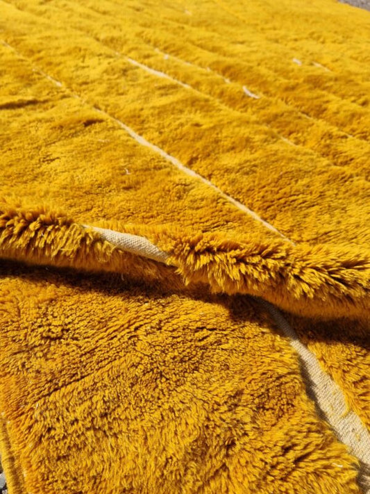 Beni Mrirt Honey – Dywan marokański z owczej wełny 150x250 cm
